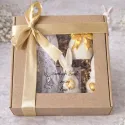 Wielkanocny Box Prezentowy – Świeczki Króliczki + Jajko + Podstawka | Personalizowany Prezent na Wielkanoc